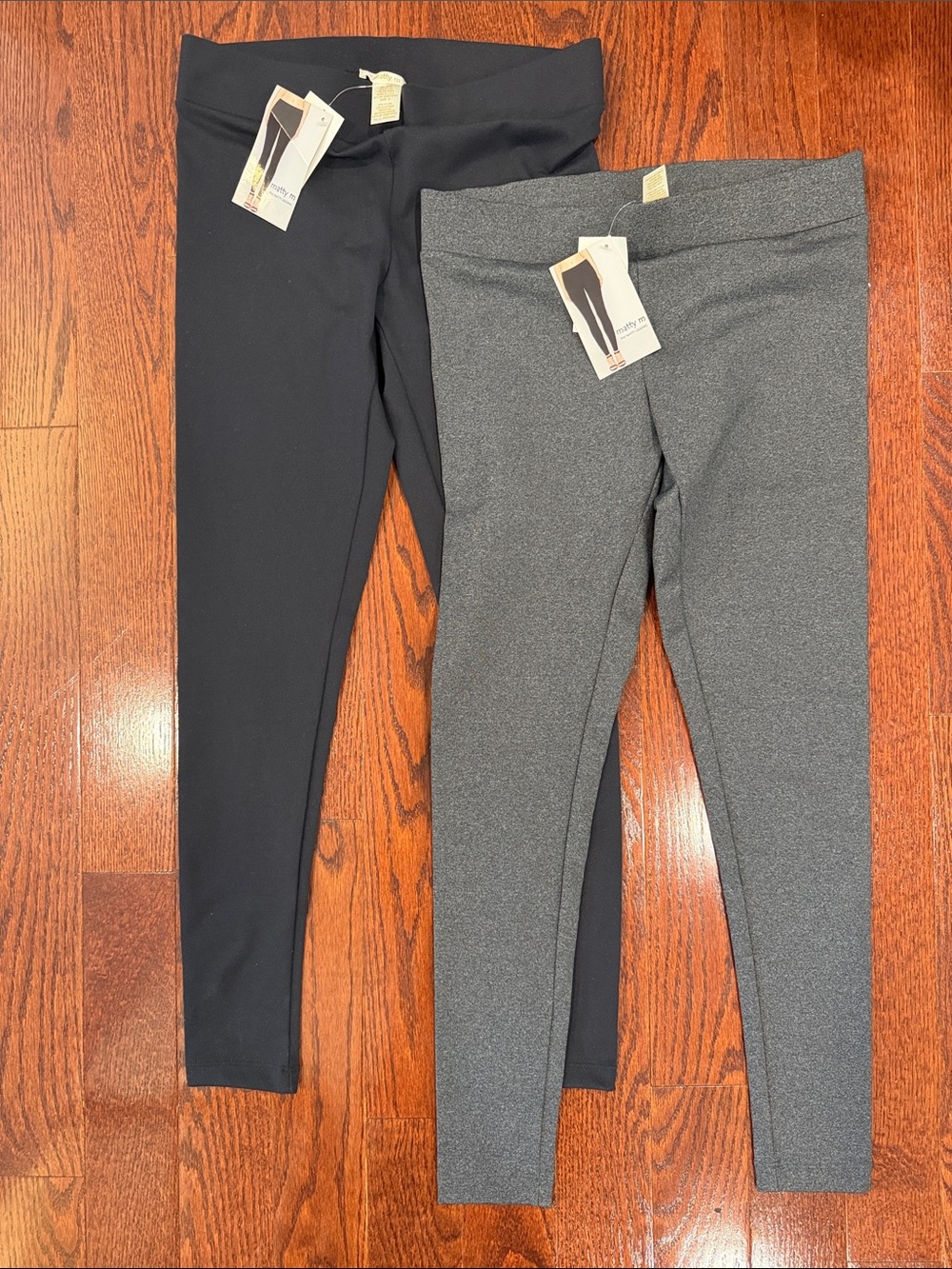 The Matty Legging - 2 pack - Black & Gray